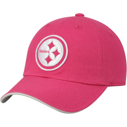 Girls Youth Pink Pittsburgh Steelers Primary Logo Slouch ...