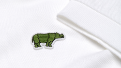 Lacoste crocodile logo replaced by endangered species
