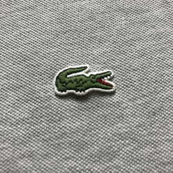 Authentic Lacoste Crocodile Patch Logo Polo Shirt... - Depop