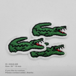 20646-BB Small Lacoste Iron On Patch size:36*16mm_Patches ...