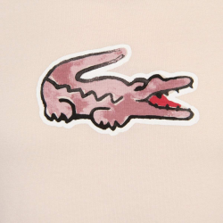 Lacoste Girls Pink Crocodile Logo Top - Girls Designer Tops ...