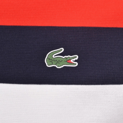 Lacoste Sport Stripe Polo T Shirt Red | Mainline Menswear ...