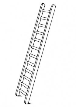 Ladder Clipart Black And White | Clipart black, white ...