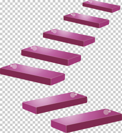 Stairs u53f0u9636 Cartoon, Purple simple ladder decoration ...