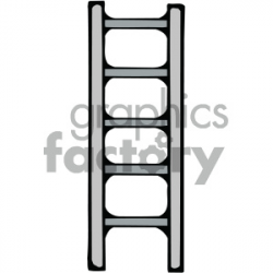 cartoon ladder vector image clipart. Royalty-free clipart # 405433