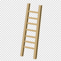 Ladder Stairs Wood Icon, Yellow texture wooden ladder ...