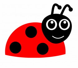 Ladybug Clipart Free - Cartoon Lady Bug, Transparent Png Download ...
