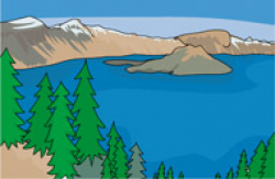 Crater Lake, Oregon | Clipart Panda - Free Clipart Images