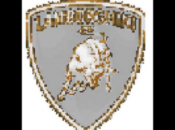 Lamborghini logo pixel art - YouTube