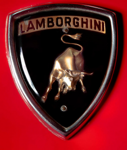 Antique Lamborghini Logo Poster