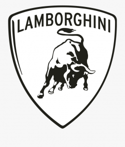 Lamborghini Logo Black And White , Transparent Cartoon, Free ...