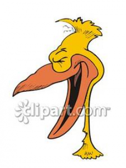 Laughing Bird - Royalty Free Clipart Picture