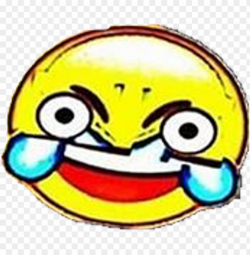 yeet sticker - open eye laughing emoji PNG image with ...