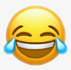 Laughing Emoji Transparent Background - Ios 10 Crying ...