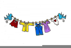Clothesline Laundry Clipart | Free Images at Clker.com ...