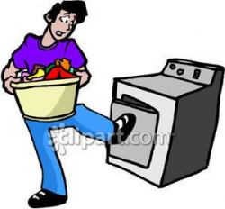 Man Doing Laundry Clipart Clipartxtras, Laundry Hampers ...
