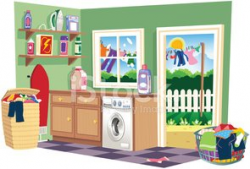 Washing Day Laundry Room stock vectors - Clipart.me