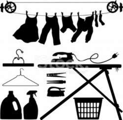Laundry Silhouettes Clipart Image | +1,566,198 clip arts