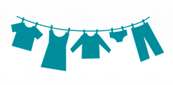 Clothes line Laundry room Silhouette - Silhouette png ...