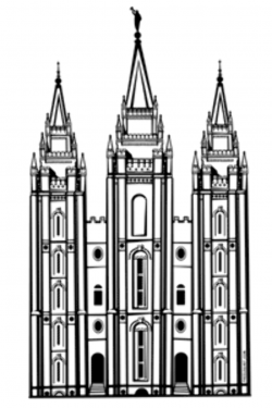 Free LDS Salt lake Tample Clipart | LDS Clipart | Lds scriptures ...