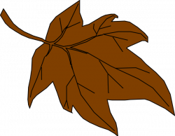Brown Autumn Leaf Clip Art at Clker.com - vector clip art online ...