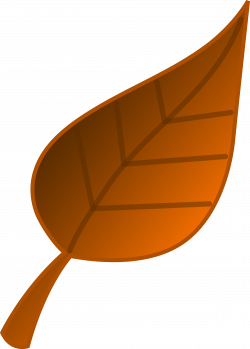 Brown Autumn Leaf Vector Art Free clipart free image