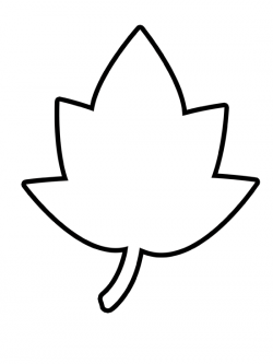 Free Leaf Cliparts Outline, Download Free Clip Art, Free Clip Art on ...