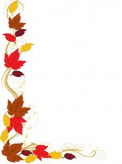 Fall Leaves Corner Border 43161 - Clip Art Library
