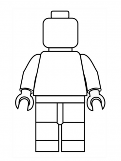 LEGO Minifigures Printable Coloring Page Clipart - Clip Art Library