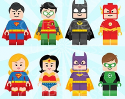 Superhero Lego Clipart - Clip Art Library