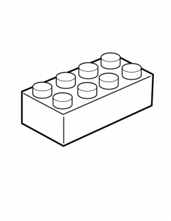Black And White Lego Clipart - Clip Art Library