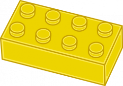 Yellow lego brick clipart i2clipart free - WikiClipArt