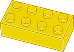 Yellow Lego Brick Clip Art at Clker.com - vector clip art online ...