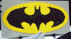 Lego Batman Symbol | Lego batman, Lego mosaic, Batman artwork