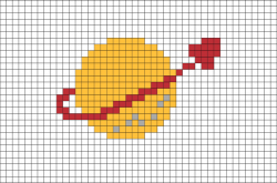 Spaceman Logo Pixel Art – BRIK