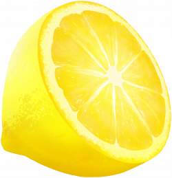 Half Lemon PNG Clip Art Image | Gallery Yopriceville - High ...
