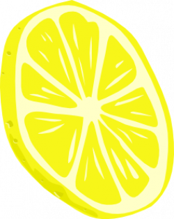 Lemon (slice) Clip Art in 2019 | Lemon slice, Lemon clipart ...