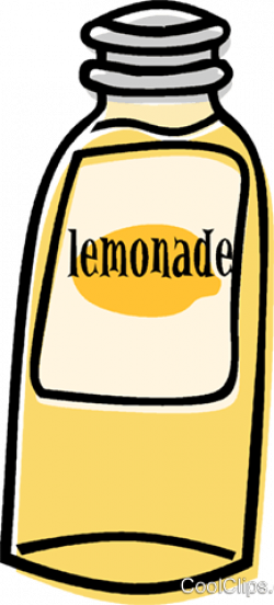 bottle of lemonade Royalty Free Vector Clip Art illustration ...