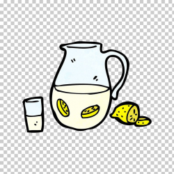 Lemonade Cartoon Drawing , Hand-painted lemonade drink PNG ...