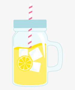 Lemonade Mason Jar Clipart , Transparent Cartoon, Free ...