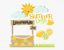 Limon Vector Lemonade Stand - Summer Lemonade Clip Art ...