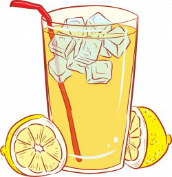 A cold glass of lemonade vector graphic image - Free stock ...