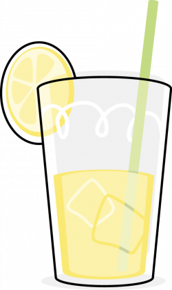 Glass Of Lemonade image - vector clip art online, royalty ...