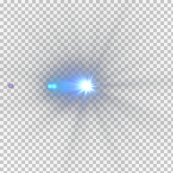 Light Lens flare Transparency and translucency, Blue light ...