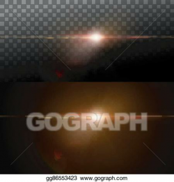 Clip Art Vector - Digital lens flare effect. Stock EPS ...