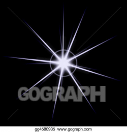 Stock Illustration - Star burst lens flare. Clipart Drawing ...