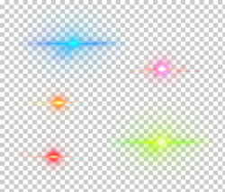 Lens flare Rendering, flare, blue, pink, green, orange, and ...