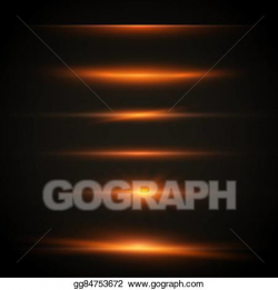 Vector Stock - Vector sun lens flare effect. transparent ...