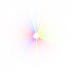 Small Rainbow Lens Flare transparent PNG - StickPNG