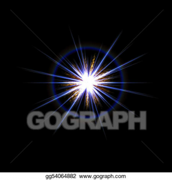 Stock Illustration - Lens flare star burst. Clipart ...